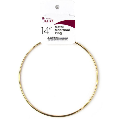 14-inch macrame ring 