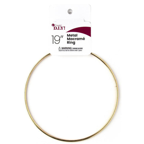 19-inch macrame ring