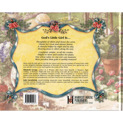 God�s Wisdom for Little Girls
Virtues and Fun from Proverbs 31 Back Cover