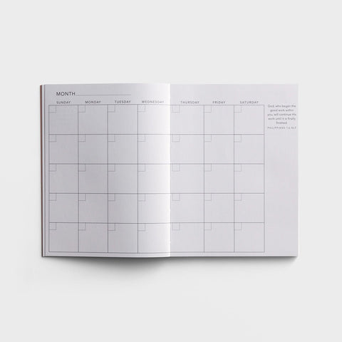 Be Strong and Courageous - 12 Month Undated Planner J8022