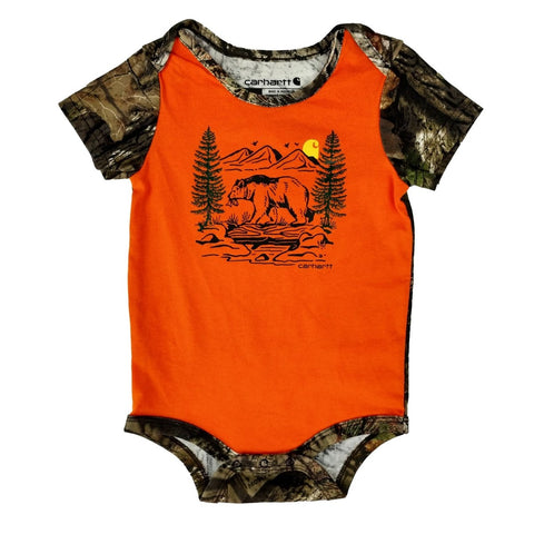 Boy Short Sleeve Live Wild Bodysuit CA6255