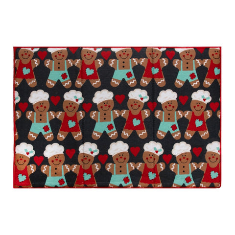 Gingerbread Couple Drying Mat 13520