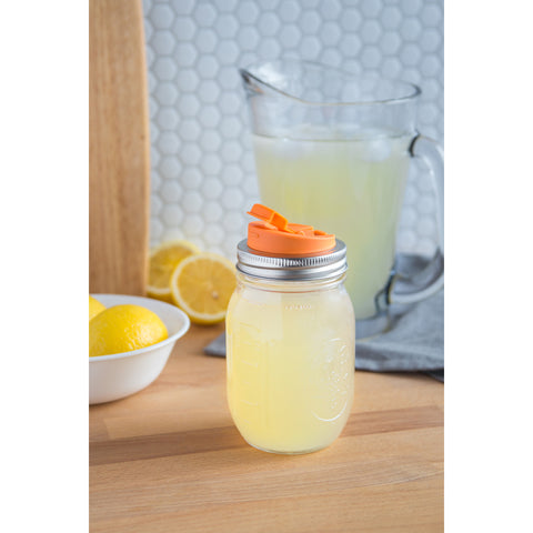 Drinking Cup Mason Jar Lid 82615