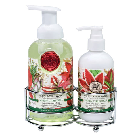 Merry Christmas Handcare Set Caddy CAD346