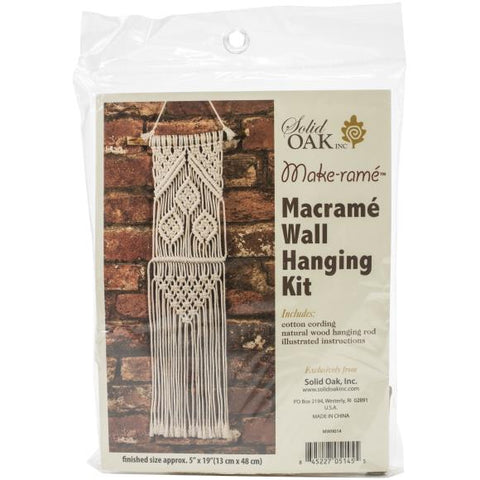 Three Leaves Macrame Wall Hanging Kit